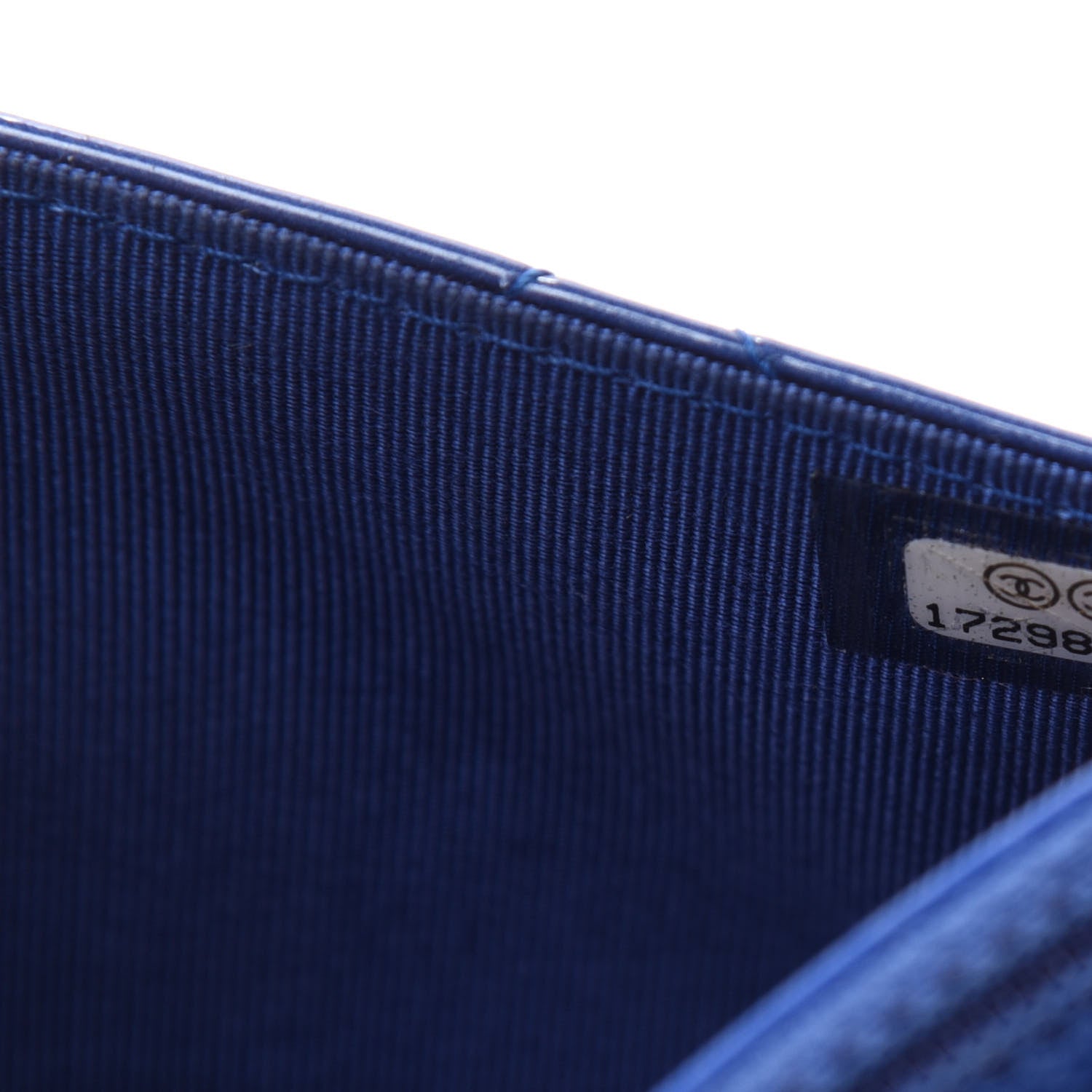 Chanel Patent Quilted Wallet On Chain WOC Dark Blue 11 of 13