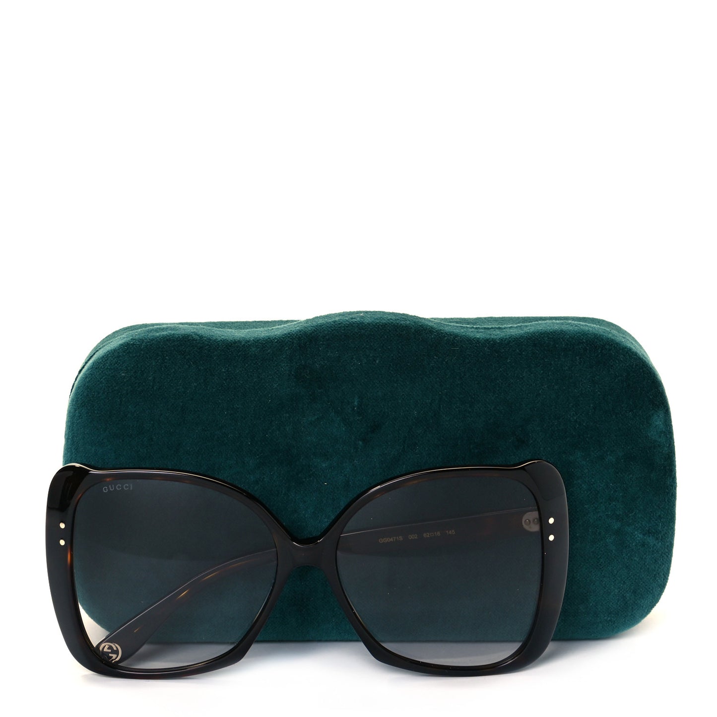 Acetate Oversize Square Frame GG0471S Sunglasses Tortoise