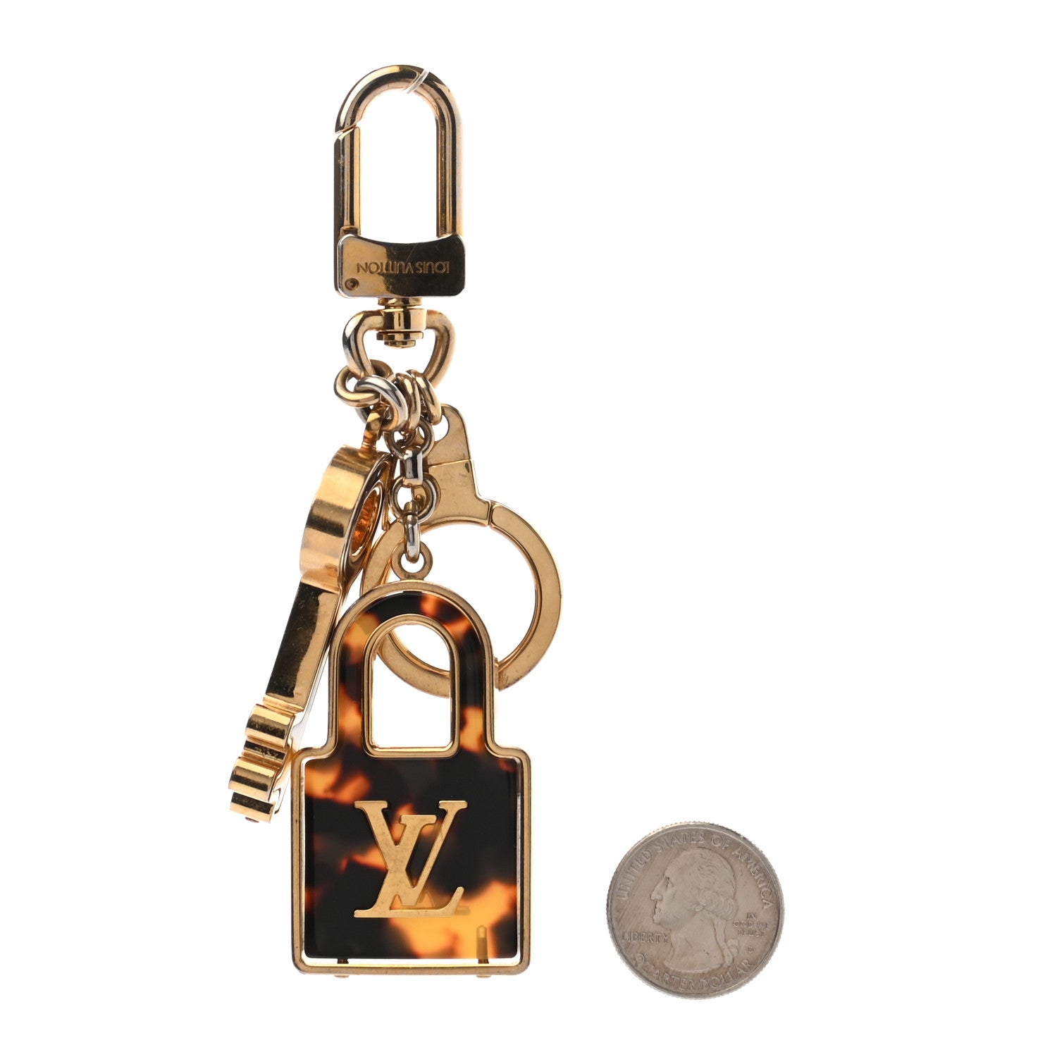Louis Vuitton Acetate Confidence Bag Charm Key Holder 2 of 4