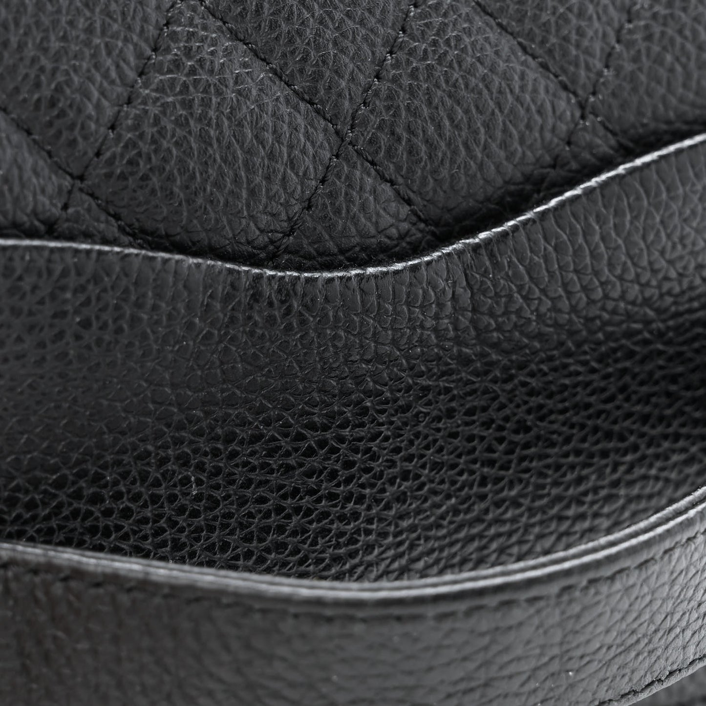 Grained Calfskin Quilted 2.55 Reissue Flap Belt Bag Clutch Black