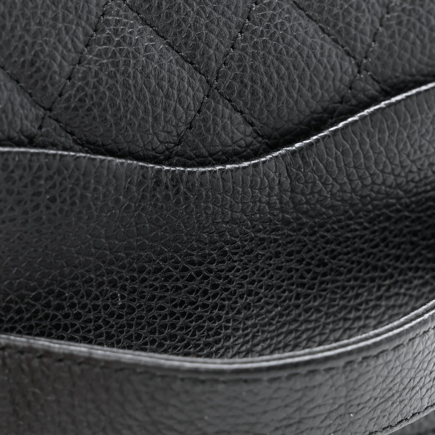 Chanel Grained Calfskin Quilted 2.55 Reissue Flap Belt Bag Clutch Black 14 of 14