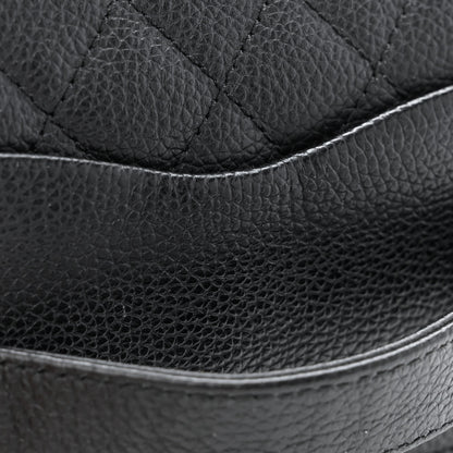 Chanel Grained Calfskin Quilted 2.55 Reissue Flap Belt Bag Clutch Black 14 of 14