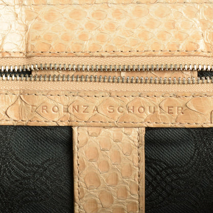 Proenza Schouler Python PS1 Large Satchel Gold 10 of 13
