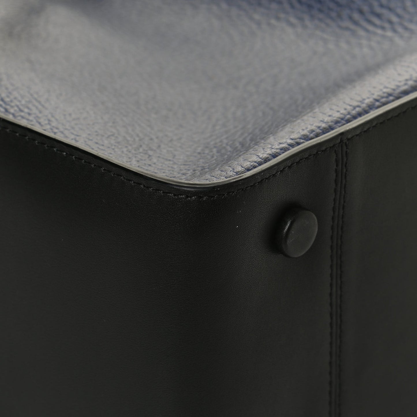 Smooth Calfskin Small Soleil Bucket Bag Midnight Blue