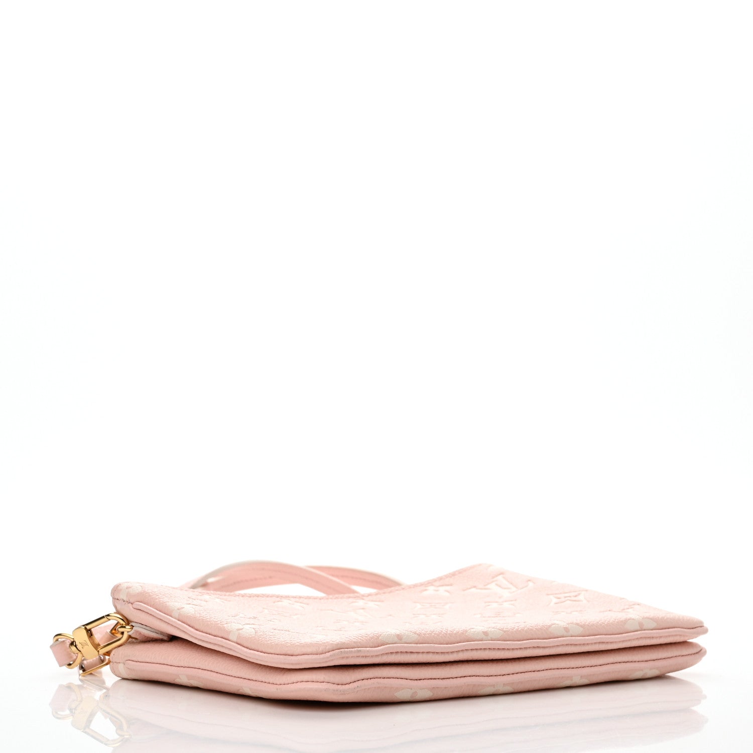 Louis Vuitton Empreinte Monogram Double Zip Pochette Rose 4 of 10