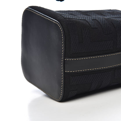 Fendi Canvas Vitello King F is Fendi FF Embroidered Mini Mon Tresor Bucket Bag Black 9 of 10