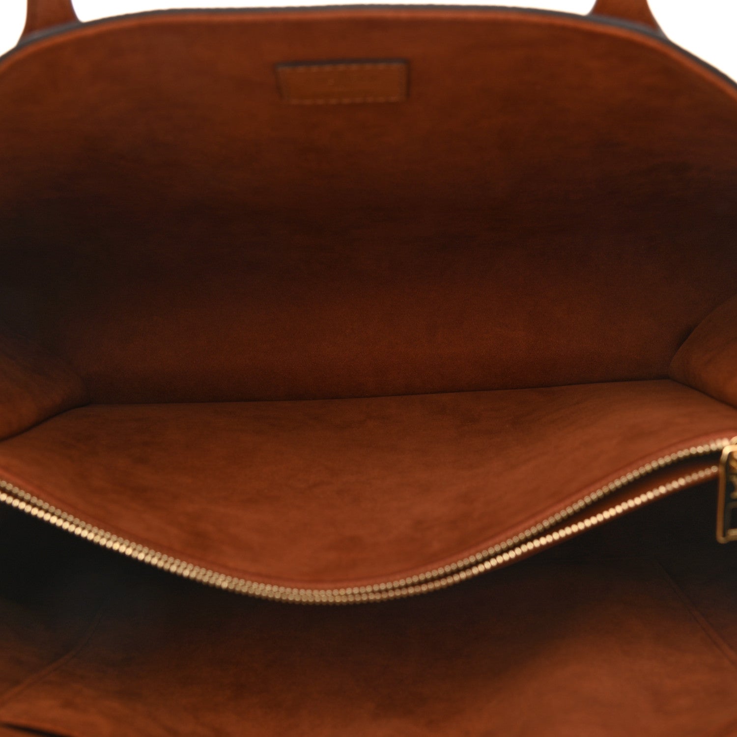 Louis Vuitton Grained Calfskin Lockme Shopper Chataigne 5 of 8