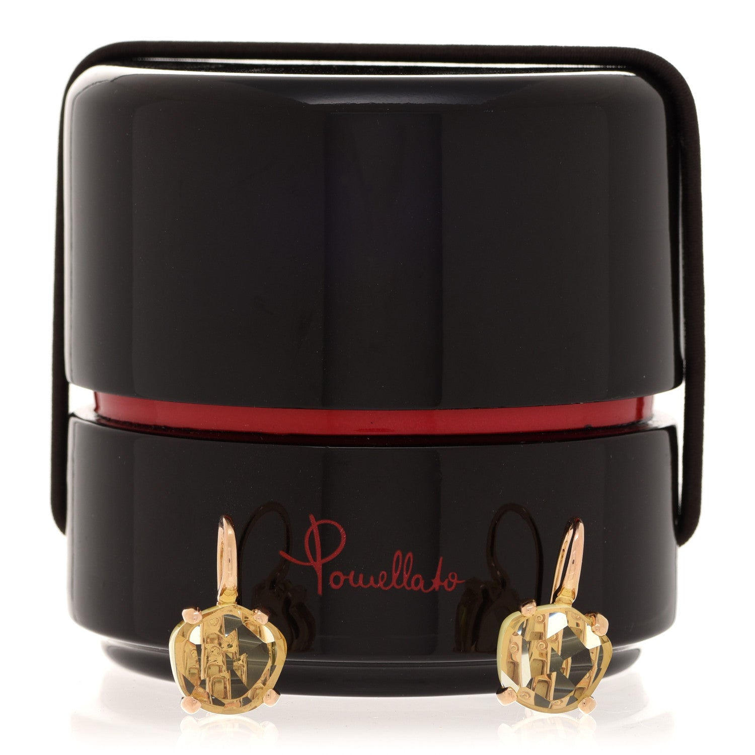 Pomellato 18K Yellow Gold Lemon Quartz Lola Drop Earrings 6 of 6