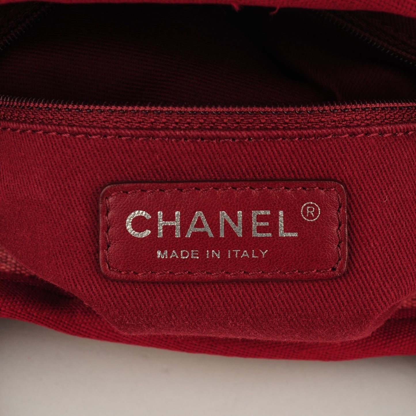 Canvas Mini Deauville Tote Red