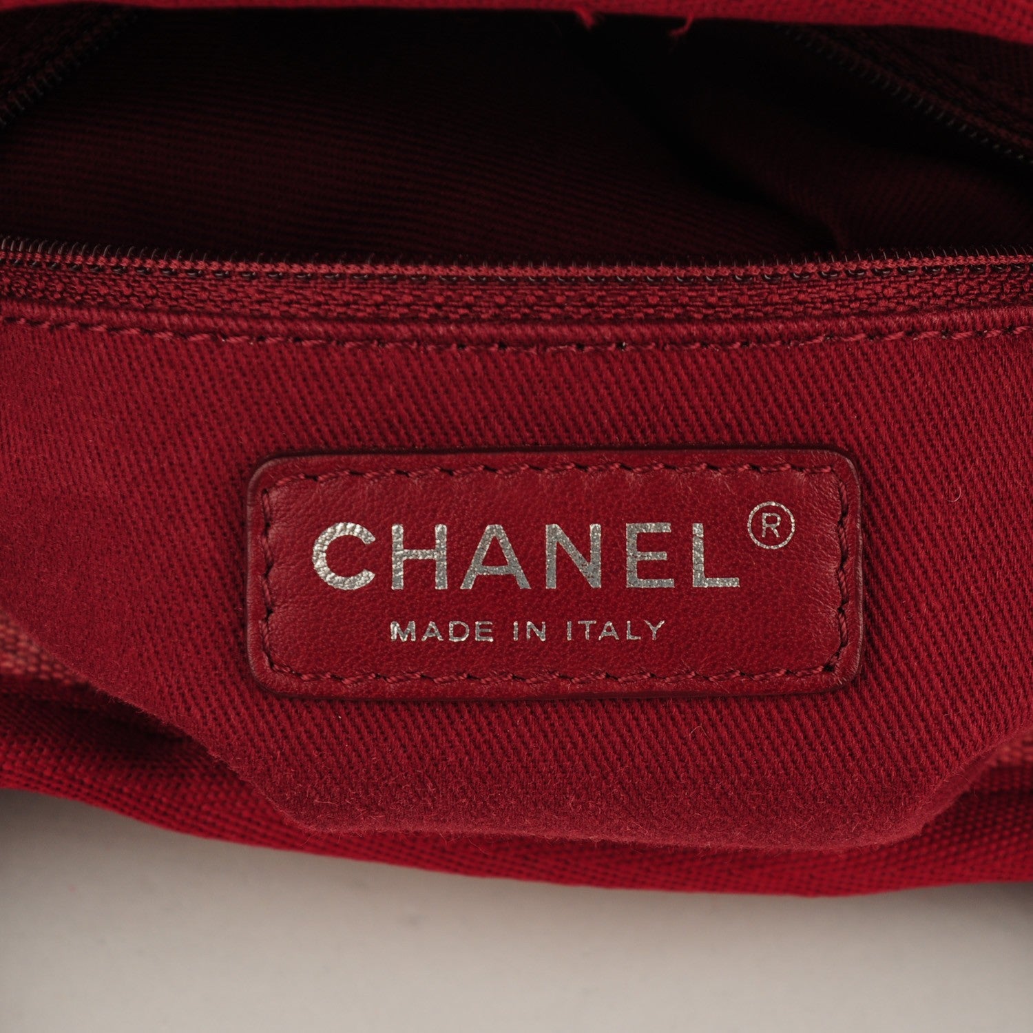 Chanel Canvas Mini Deauville Tote Red 6 of 7