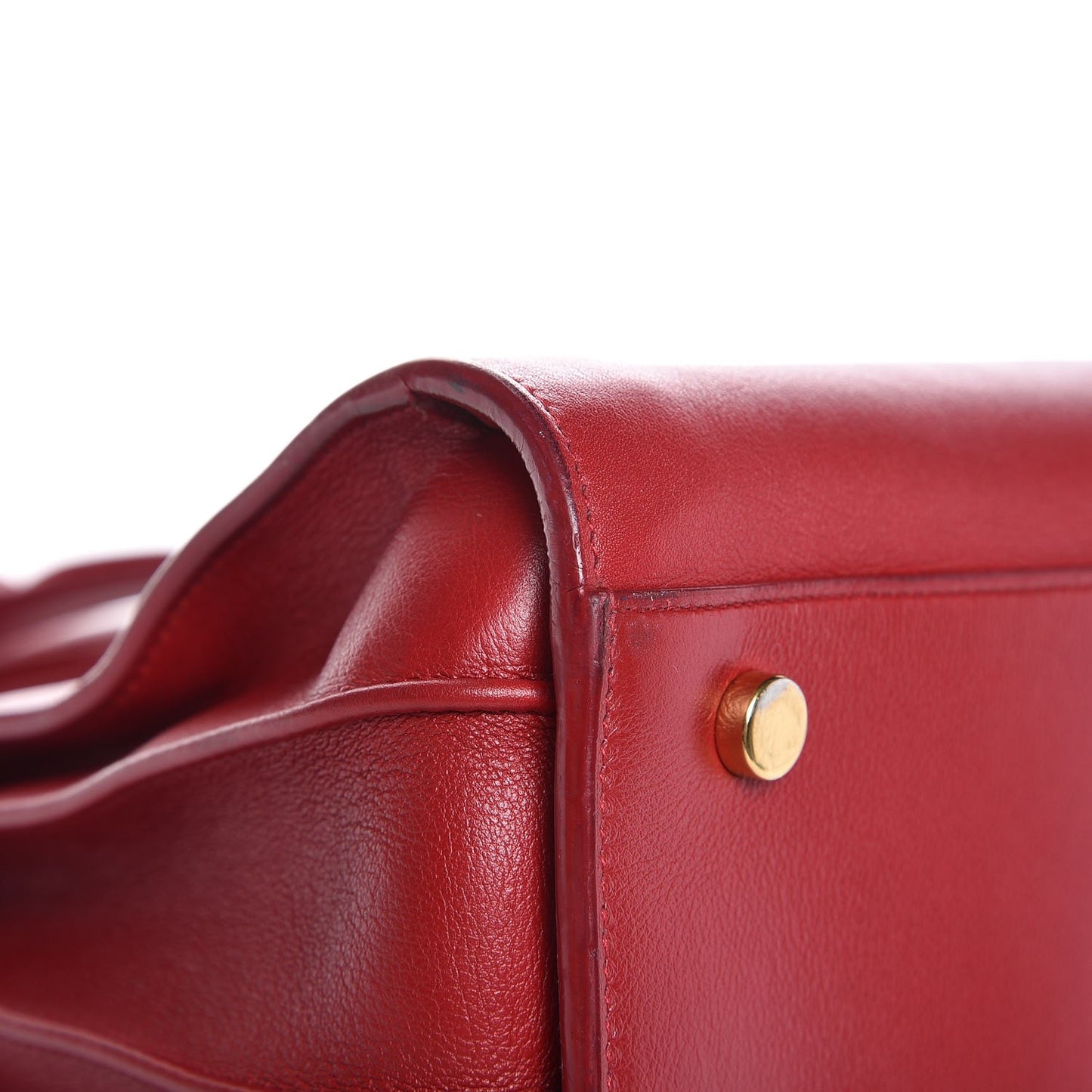 Calfskin Small Sac De Jour Rouge Orient