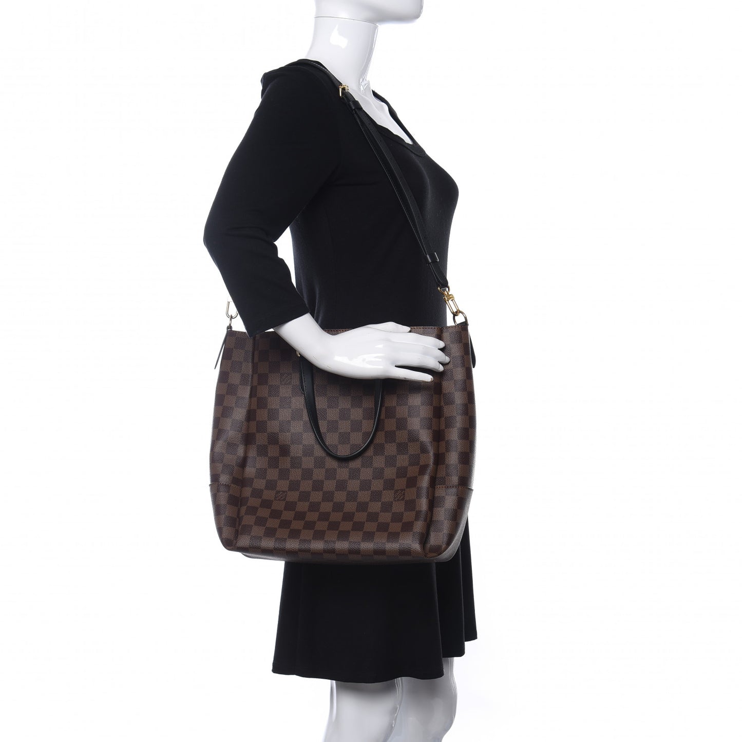 Damier Ebene Belmont MM Black