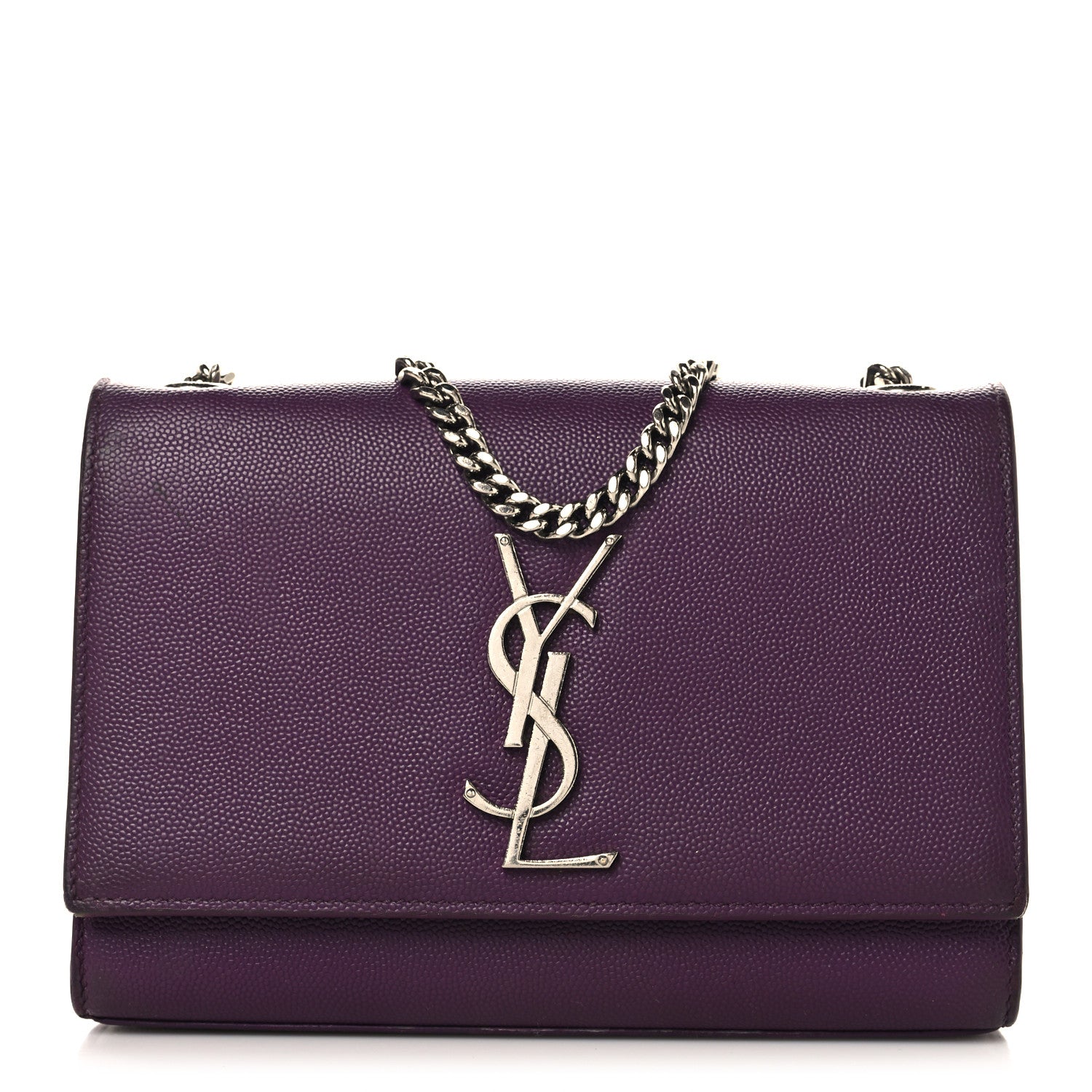 Saint Laurent Grain De Poudre Small Monogram Kate Satchel Armaranto 1 of 11