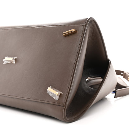 Salvatore Ferragamo Calfskin Medium Hug Bag Clay Lapis 10 of 10