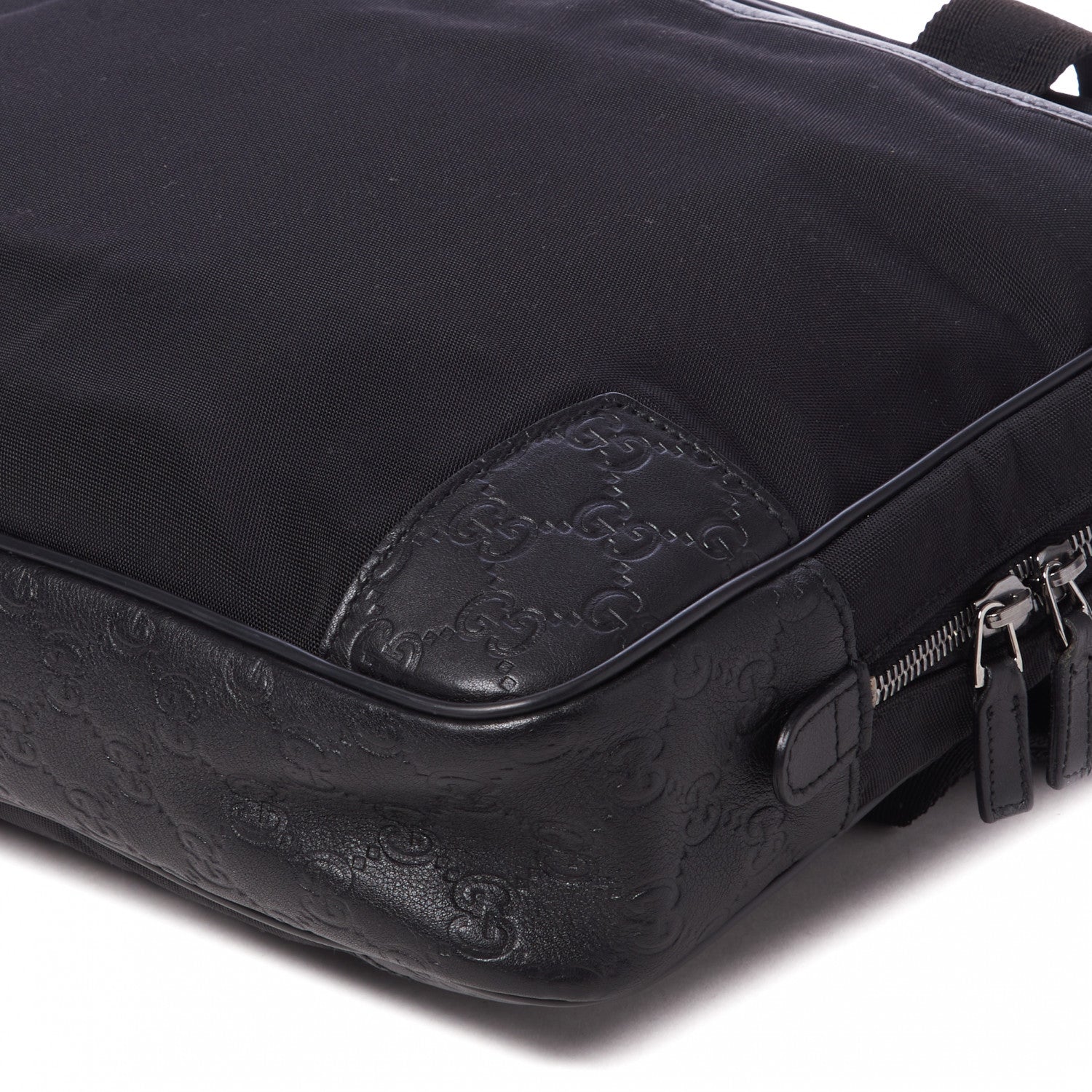 Gucci Guccissima Nylon Briefcase Black 4 of 8