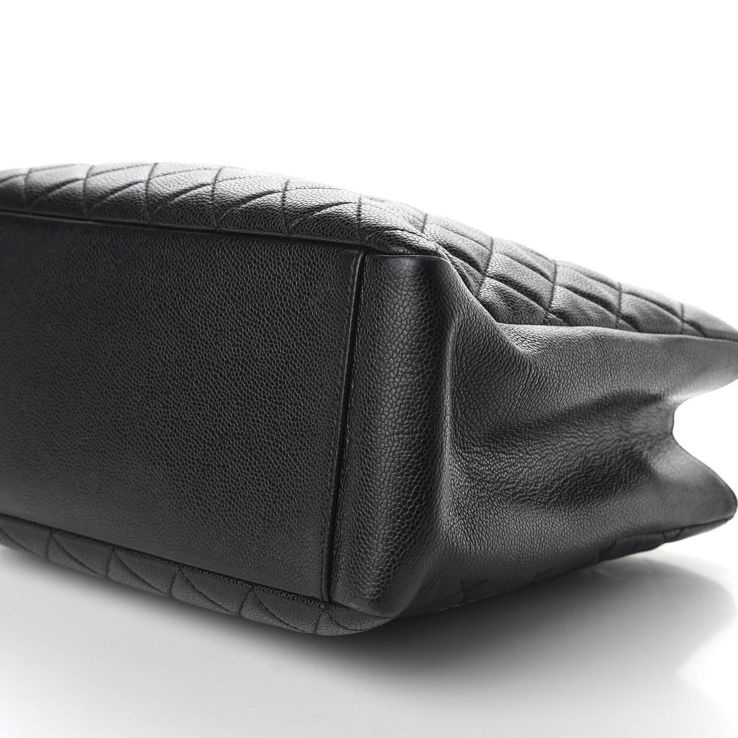 Caviar Quilted Grand Shopping Tote GST Black