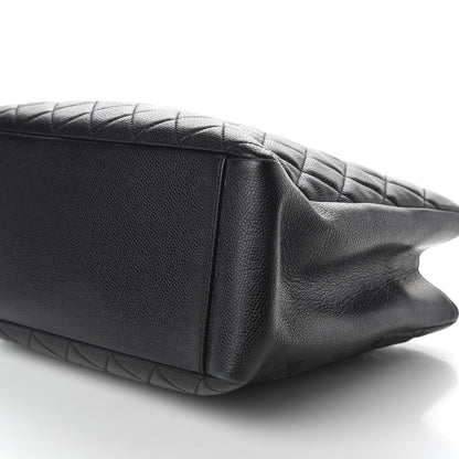Chanel Caviar Quilted Grand Shopping Tote GST Black 8 of 9