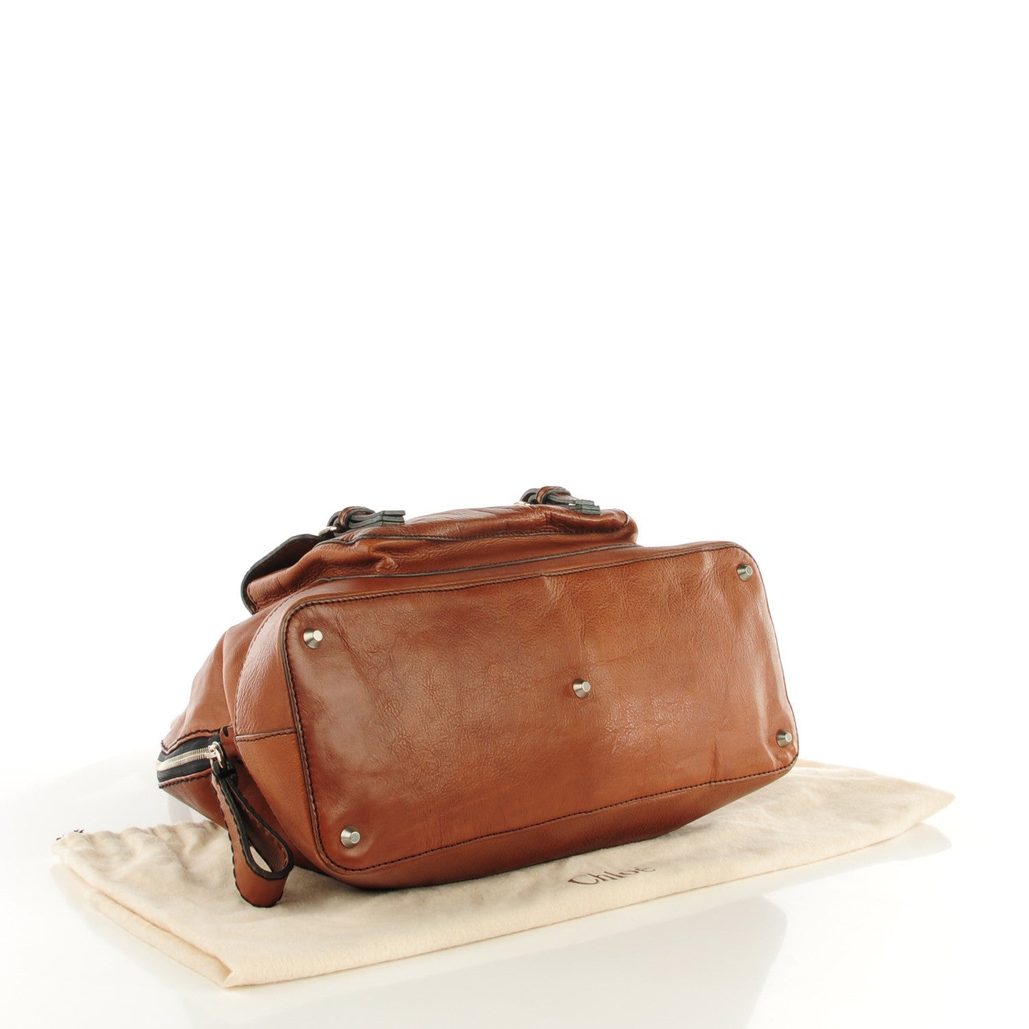 Chloe Calfskin Edith Dome Bowler Muscade 4 of 8