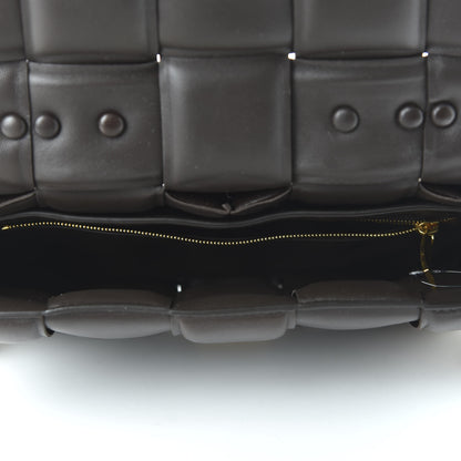 Bottega Veneta Lambskin Maxi Intreccio Padded Chain Cassette Crossbody Bag Black 5 of 9