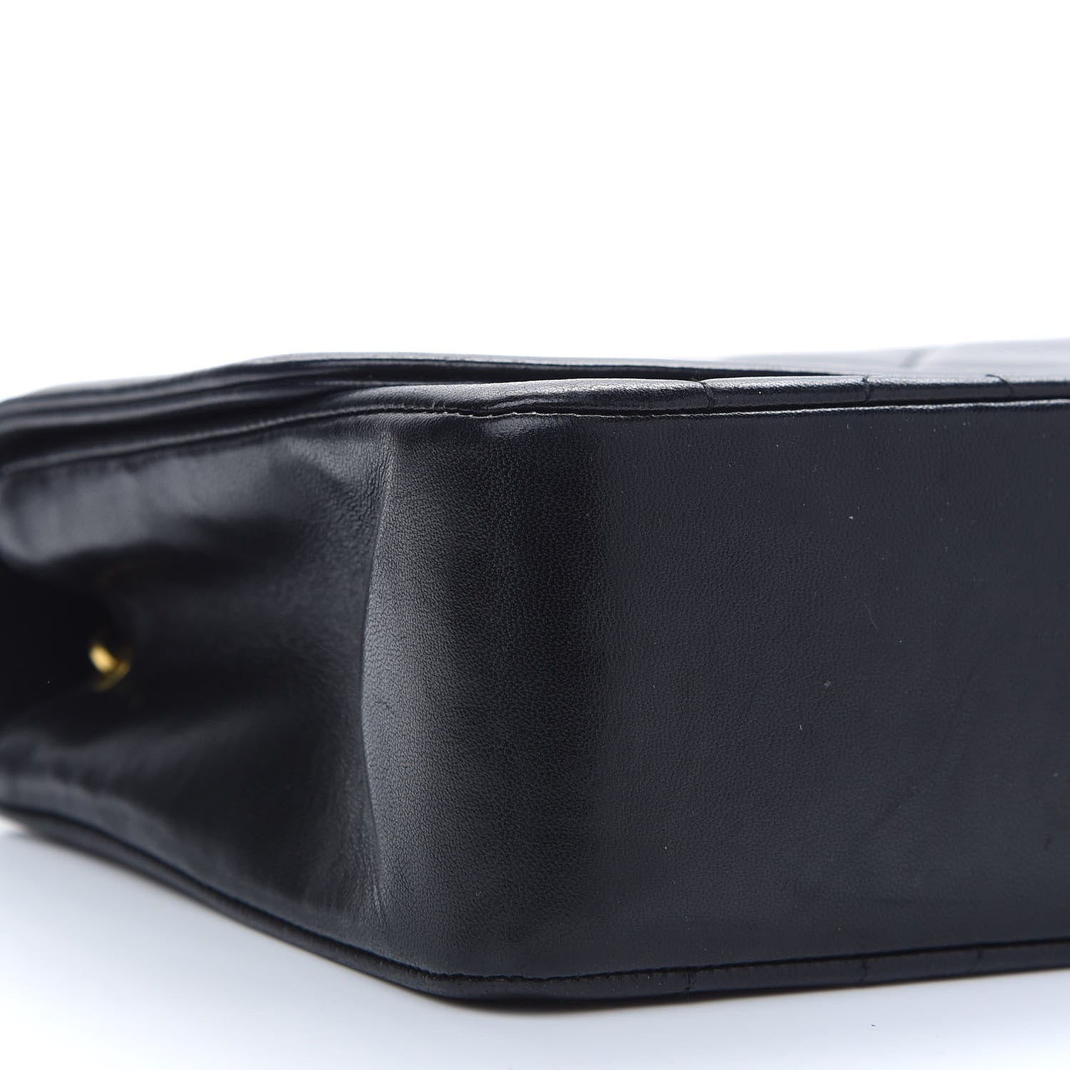 Chanel Lambskin Quilted Medium Single Flap Black 7 of 8