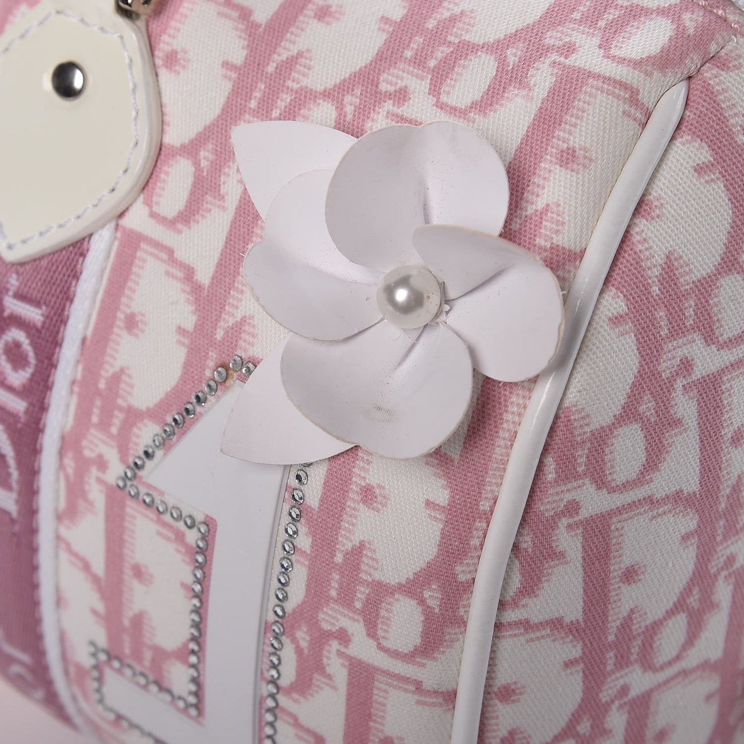 Monogram Girly Boston Pink