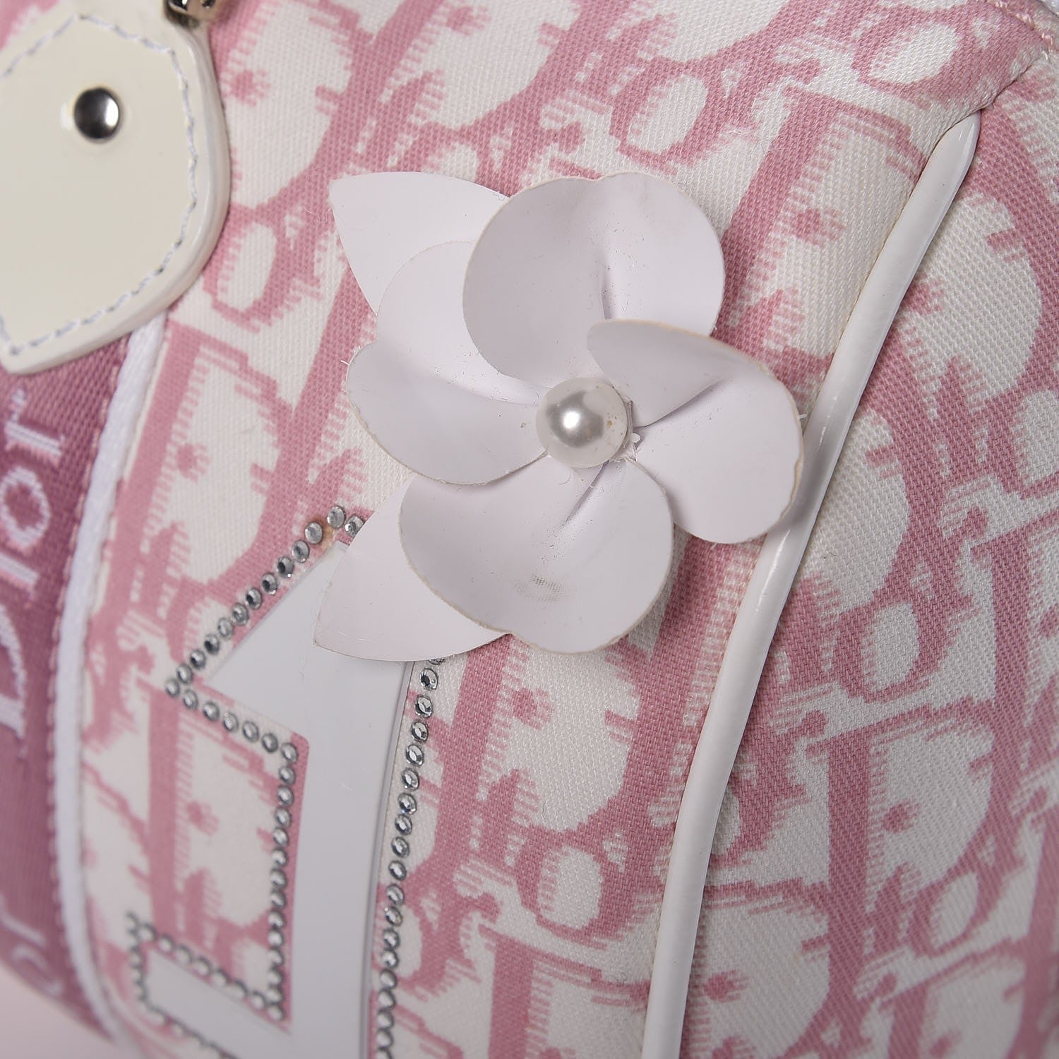Christian Dior Monogram Girly Boston Pink 8 of 11
