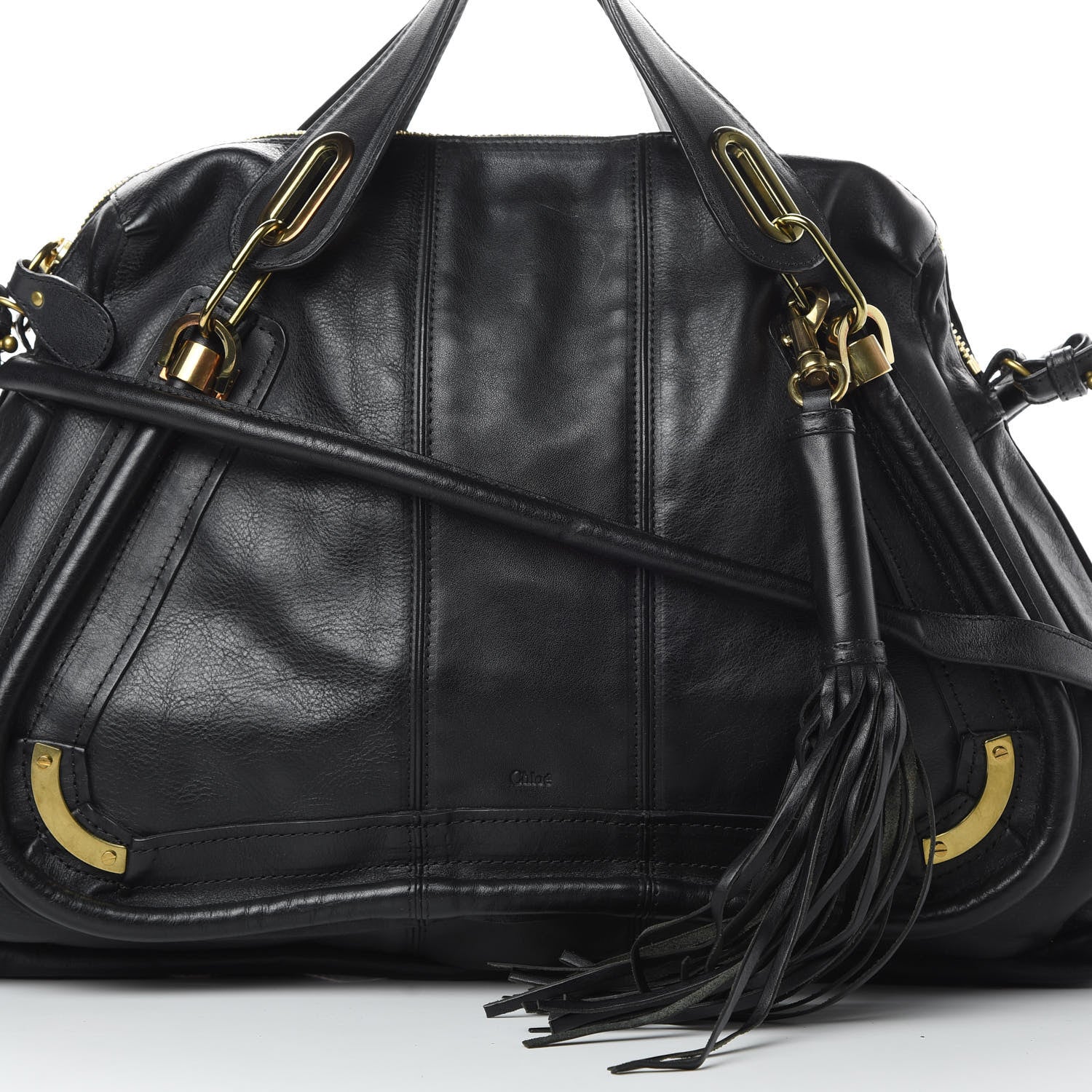 Chloe Calfskin Large Paraty Black 8 of 13