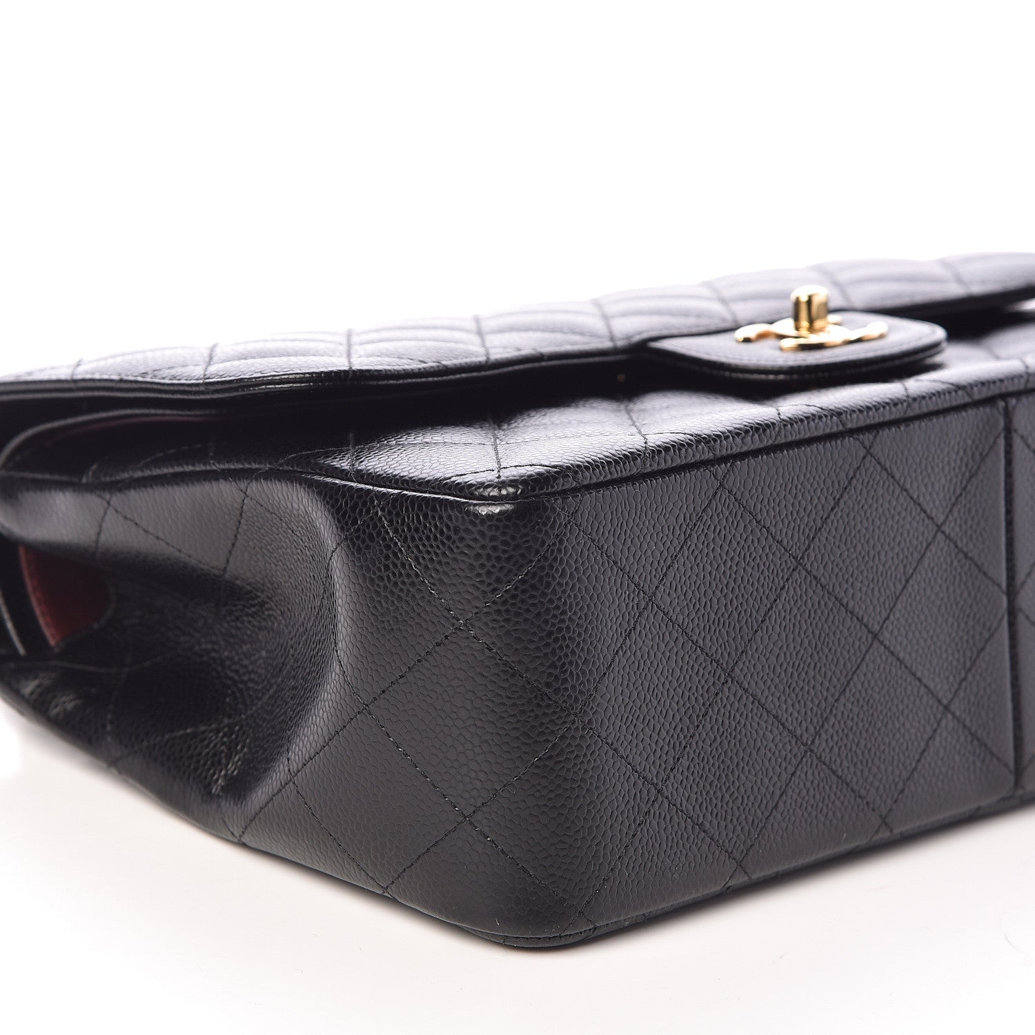 Chanel Caviar Quilted Jumbo Double Flap Black 9 of 11
