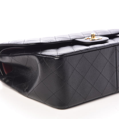 Chanel Caviar Quilted Jumbo Double Flap Black 9 of 11