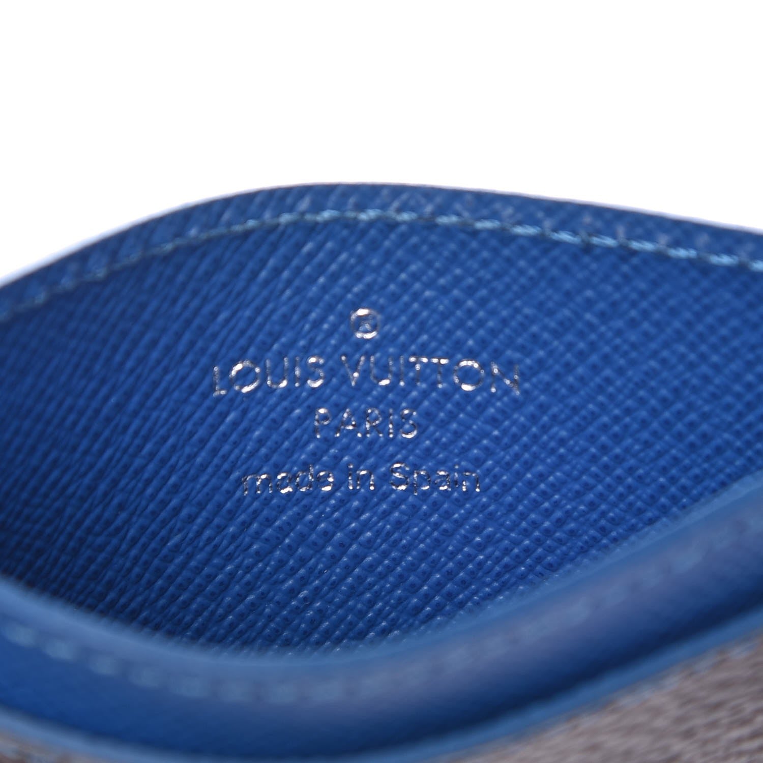 Louis Vuitton Damier Graphite Card Holder Blue 6 of 8