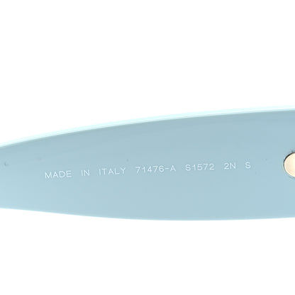 Chanel Acetate Mirror Shield Sunglasses 71476A Light Blue 6 of 7