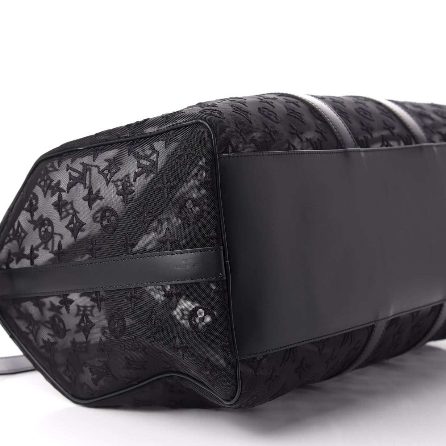 Monogram See Through Keepall Bandouliere 50 Black