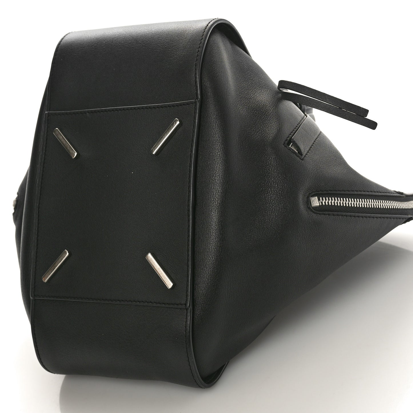 Calfskin Small Hammock Shoulder Bag Black