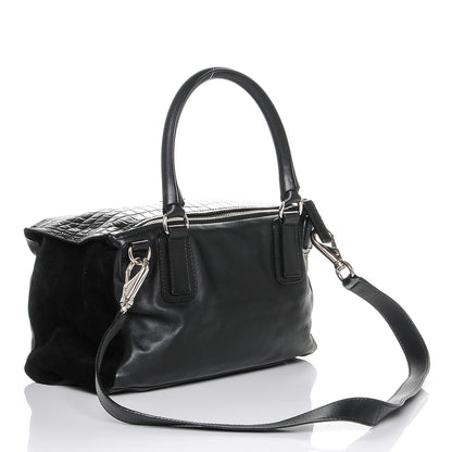 Givenchy Calfskin Crocodile Embossed Medium Pandora Black 3 of 7