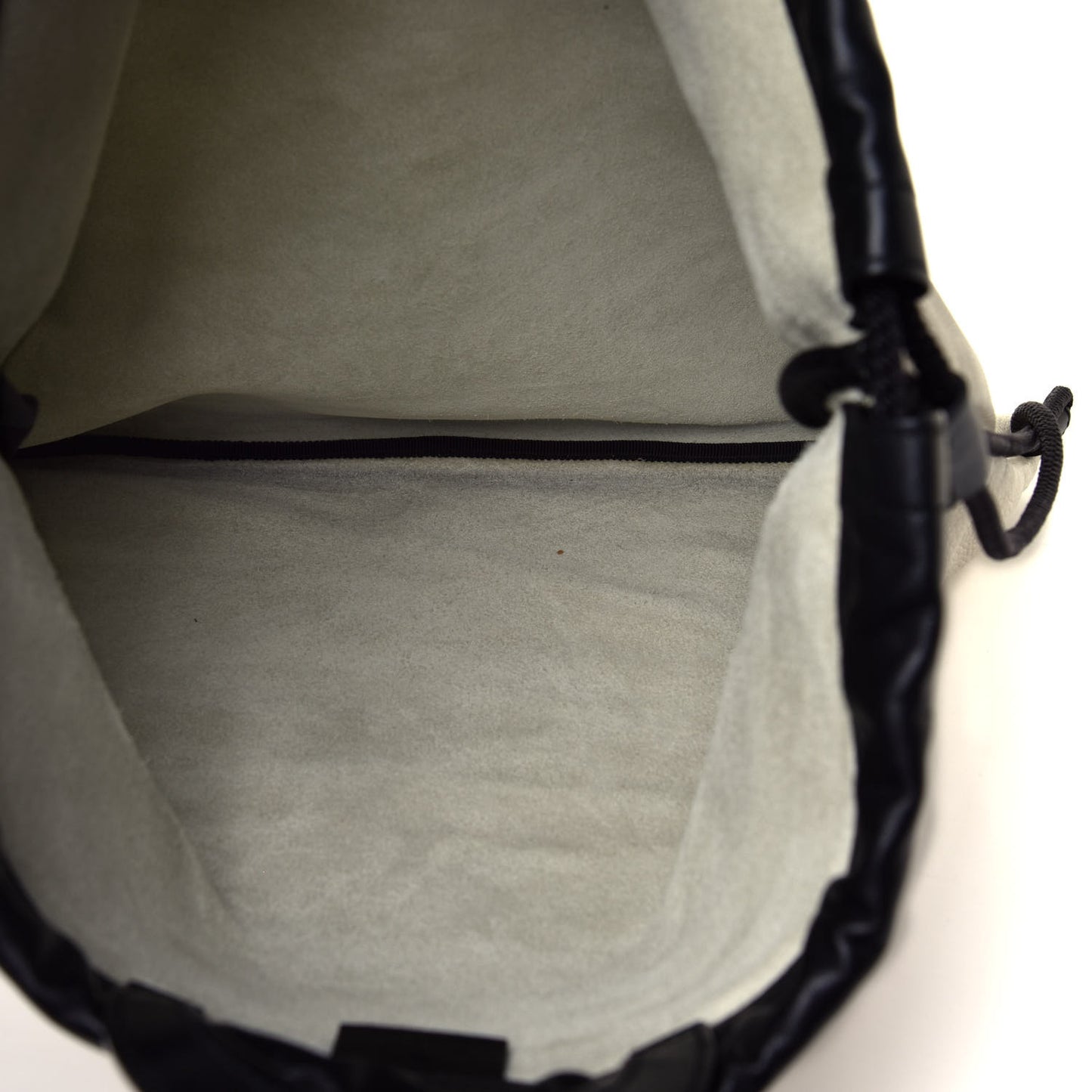 Calfskin Coco Capitan Logo Drawstring Backpack Mystic White