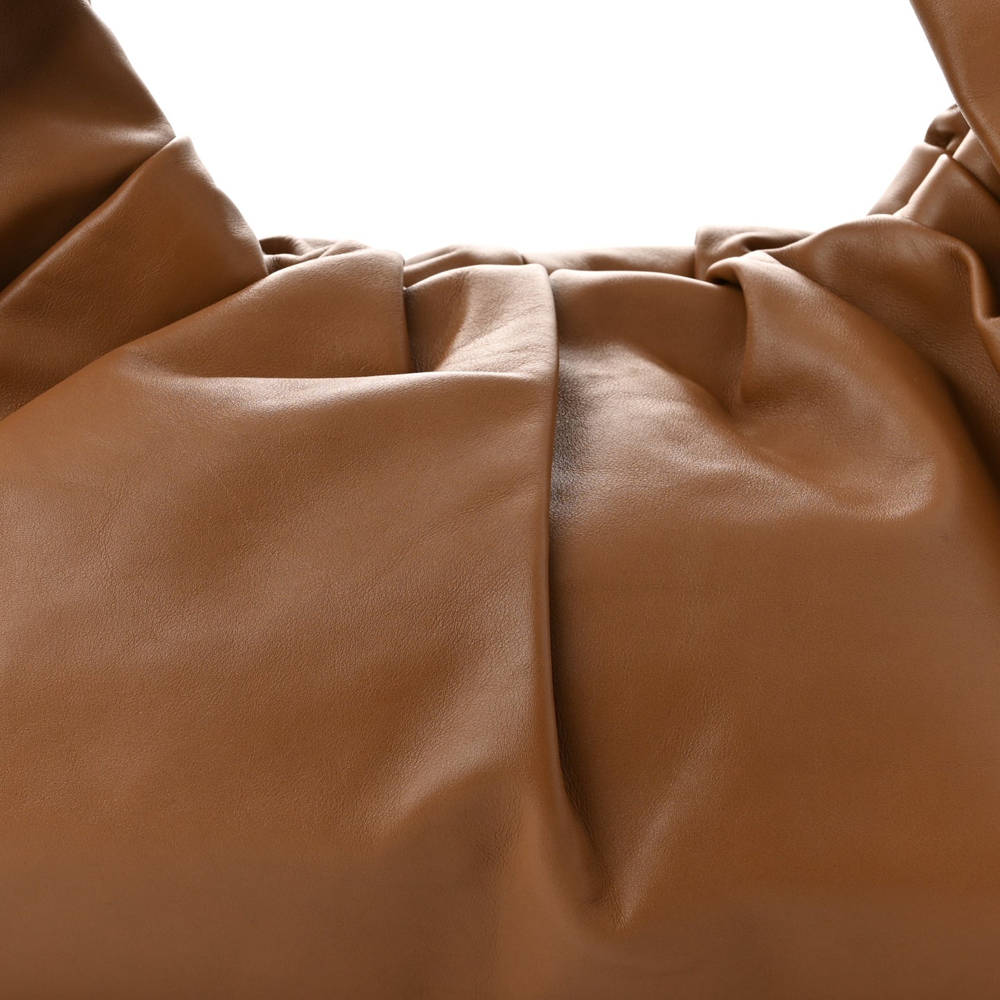 Smooth Butter Calfskin Large The Shoulder Pouch Teak