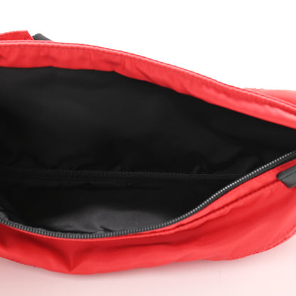 Prada Tessuto Nylon Montagna Belt Bag Red 5 of 11