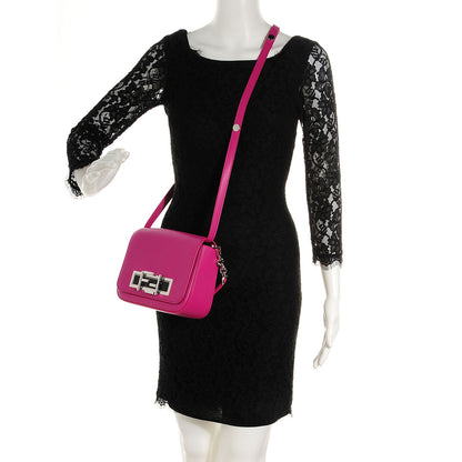 Fendi Smooth Calfskin 3Baguette Shoulder Bag Magenta 2 of 10