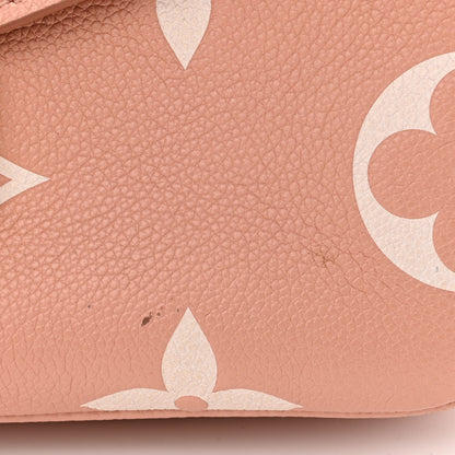 Louis Vuitton Empreinte Monogram Giant Pochette Metis Rose Trianon Cream 10 of 14