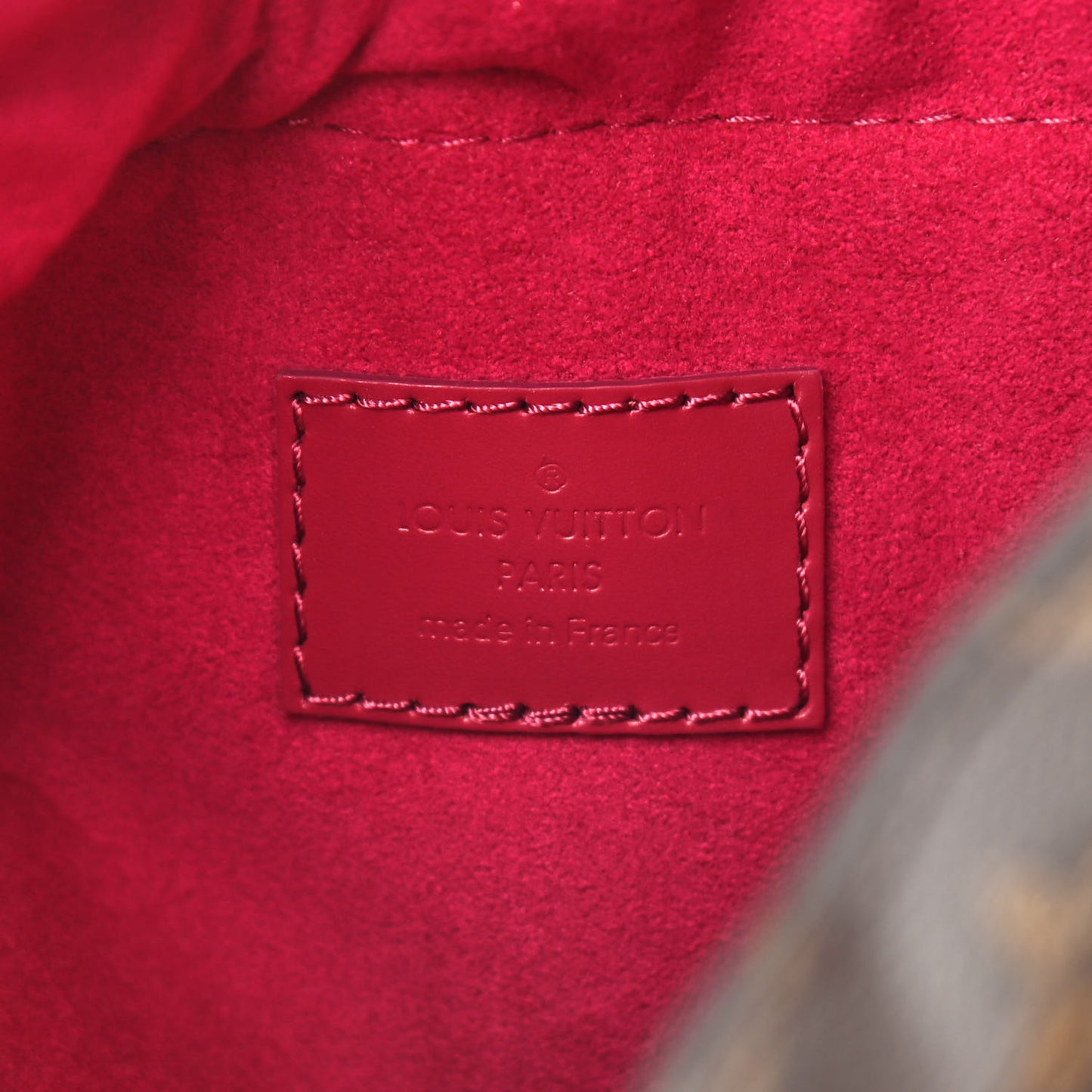 Monogram Pouch Noe Fuchsia