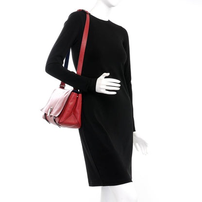 Proenza Schouler Calfskin Double Sided PS Courier Bag Red 2 of 7