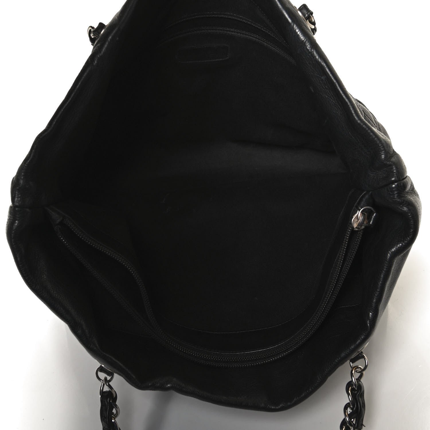 Chanel Calfskin Large Front Flap Tote Black 8 of 11