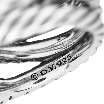 David Yurman Sterling Silver Black Diamond Hematite Black Onyx Renaissance Ring 51 5.75 5 of 5