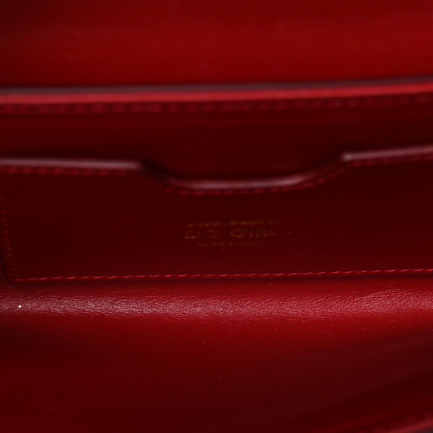 Dolce & Gabbana DOLCE & GABBANA Calfskin DG Girls Phone Shoulder Bag Red 5 of 8