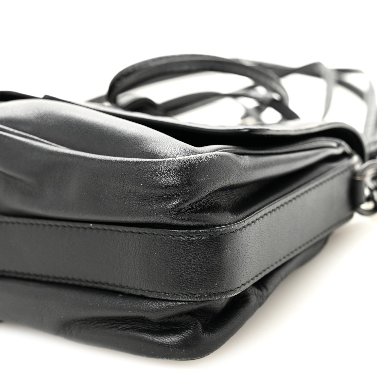 Bottega Veneta Nappa Intrecciato Small Double Pocket Flap Black 9 of 11