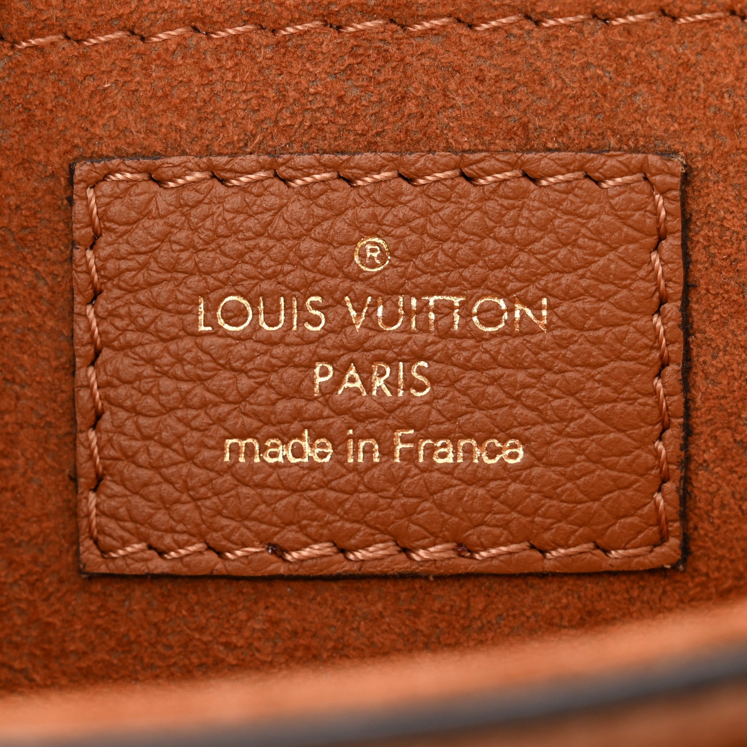 Louis Vuitton Grained Calfskin Lockme Tender Chataigne Brown 6 of 11