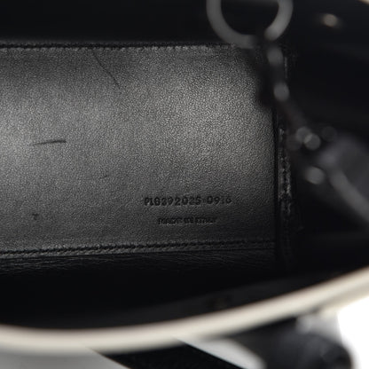 Saint Laurent Grained Calfskin Nano Sac De Jour Black White 7 of 8