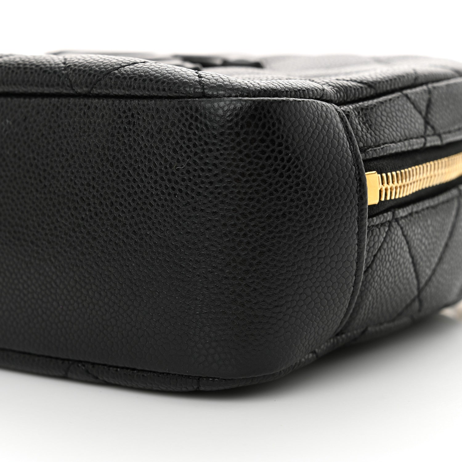 Chanel Caviar Quilted CC Vanity Case Black 10 of 12
