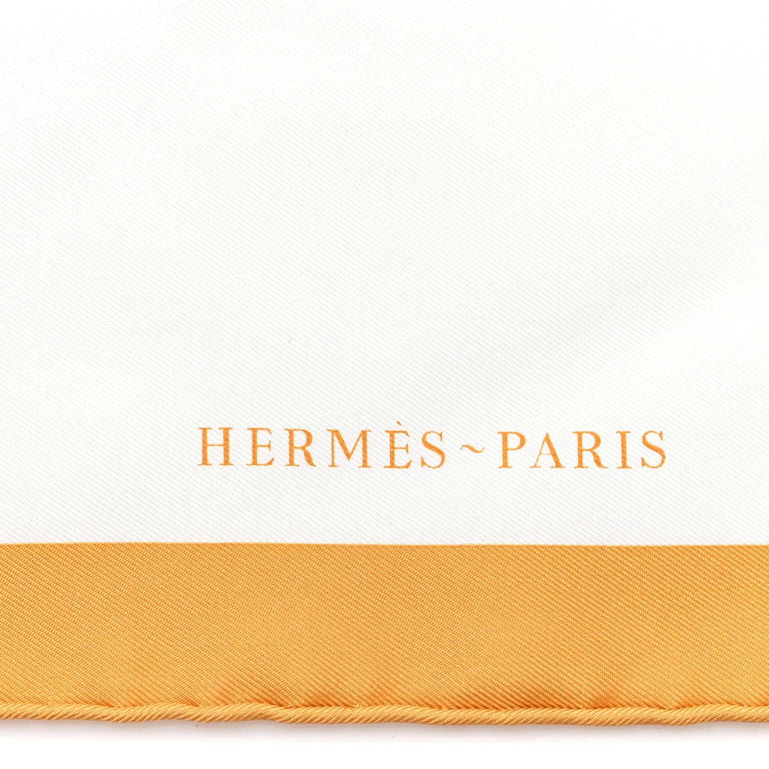 Hermes Silk Robe Legere Scarf 45 Miel White Rose Brun 2 of 3