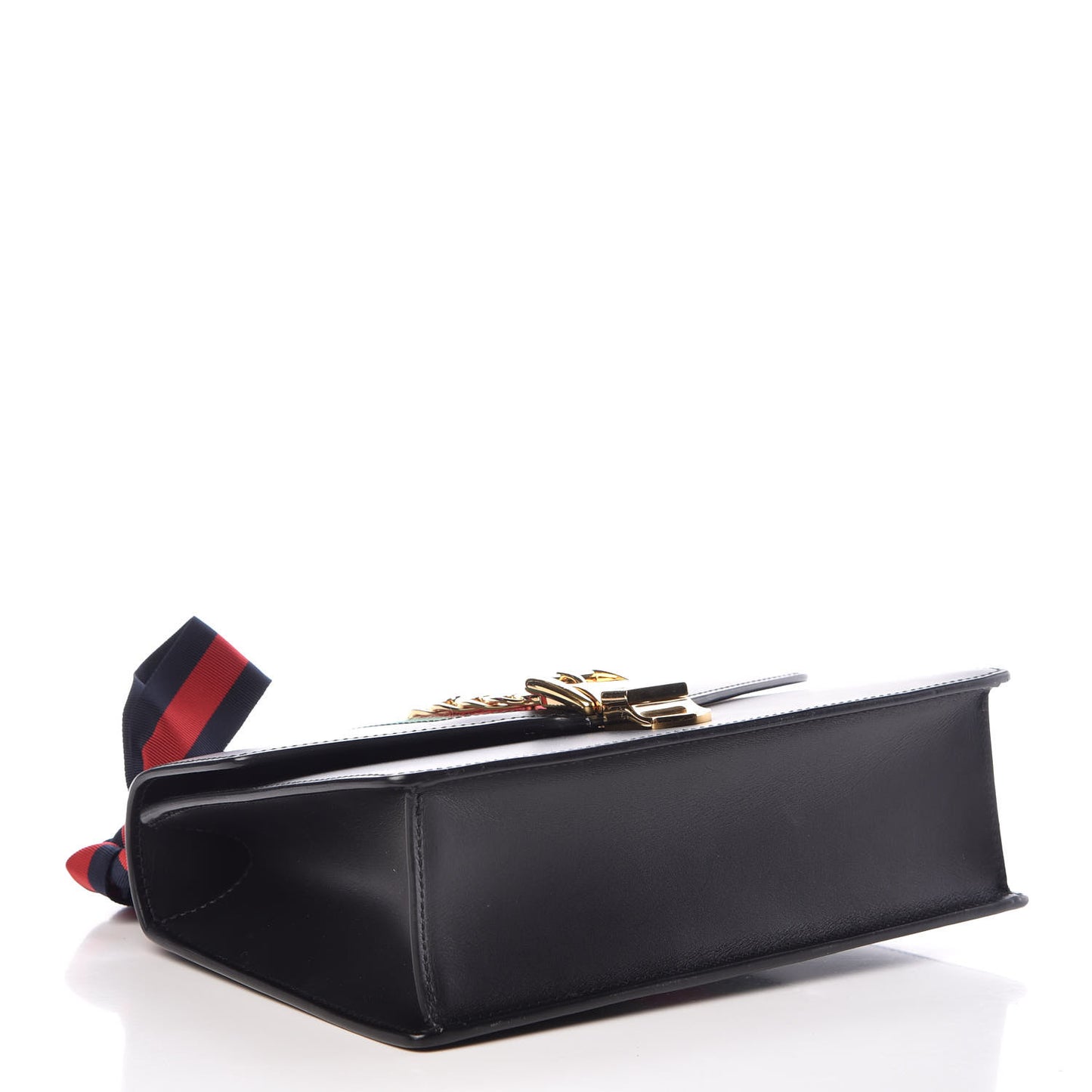 Calfskin Small Sylvie Shoulder Bag Black